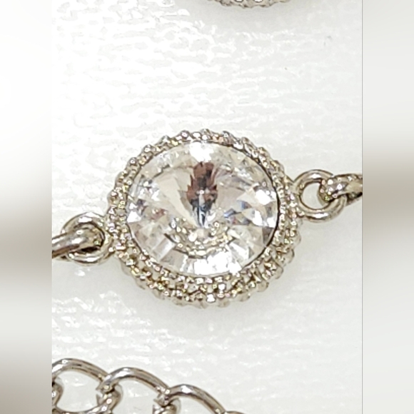 Round Clear Rhinestones Adjustable Belt - Picture 8 of 12